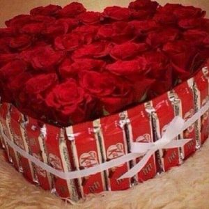 Heart Shape Kitkat Bouquet