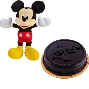 Mickey Mouse & Chocolate Cake