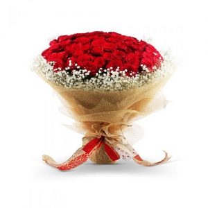 Love Bouquet (100 Imported Roses)