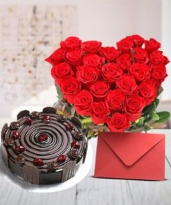 Heart with Choco Combo Deal