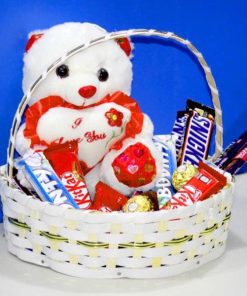 Chocolate Bars with Teddy Bear