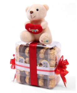 Teddy Bear with Chocolates