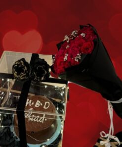 Acrylic Cake with Bloom Box