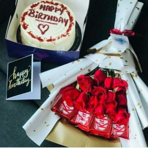 KitKat Floral Surprise with Cake KitKat Floral Surprise with Cake